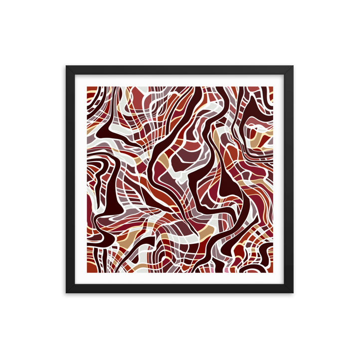 Organic Dance Framed Poster