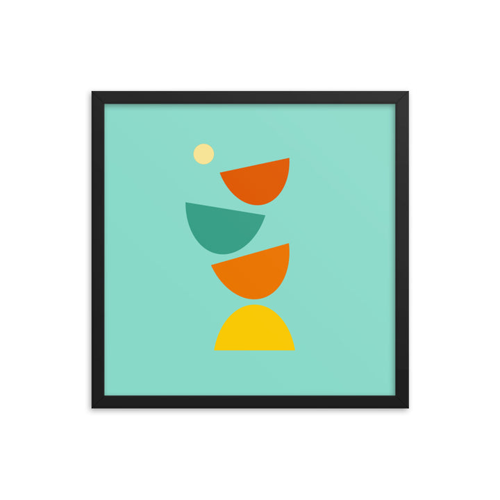 "Flying Apart" Framed poster. Bright Collection.
