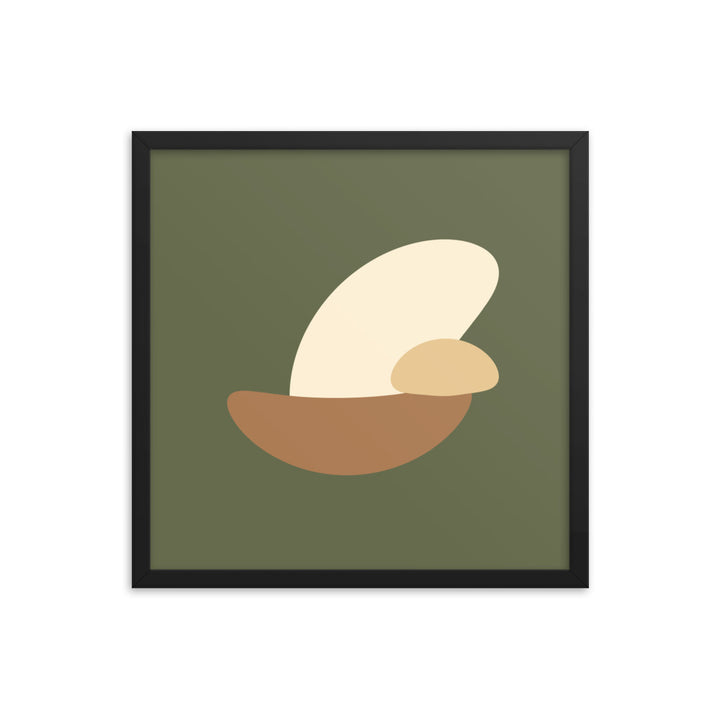 Earth Tones Framed Poster. Earth Tones Collection.
