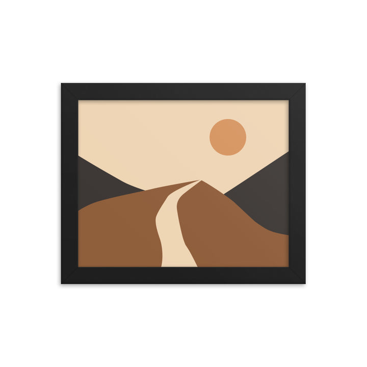 Simple Landscape Framed Poster