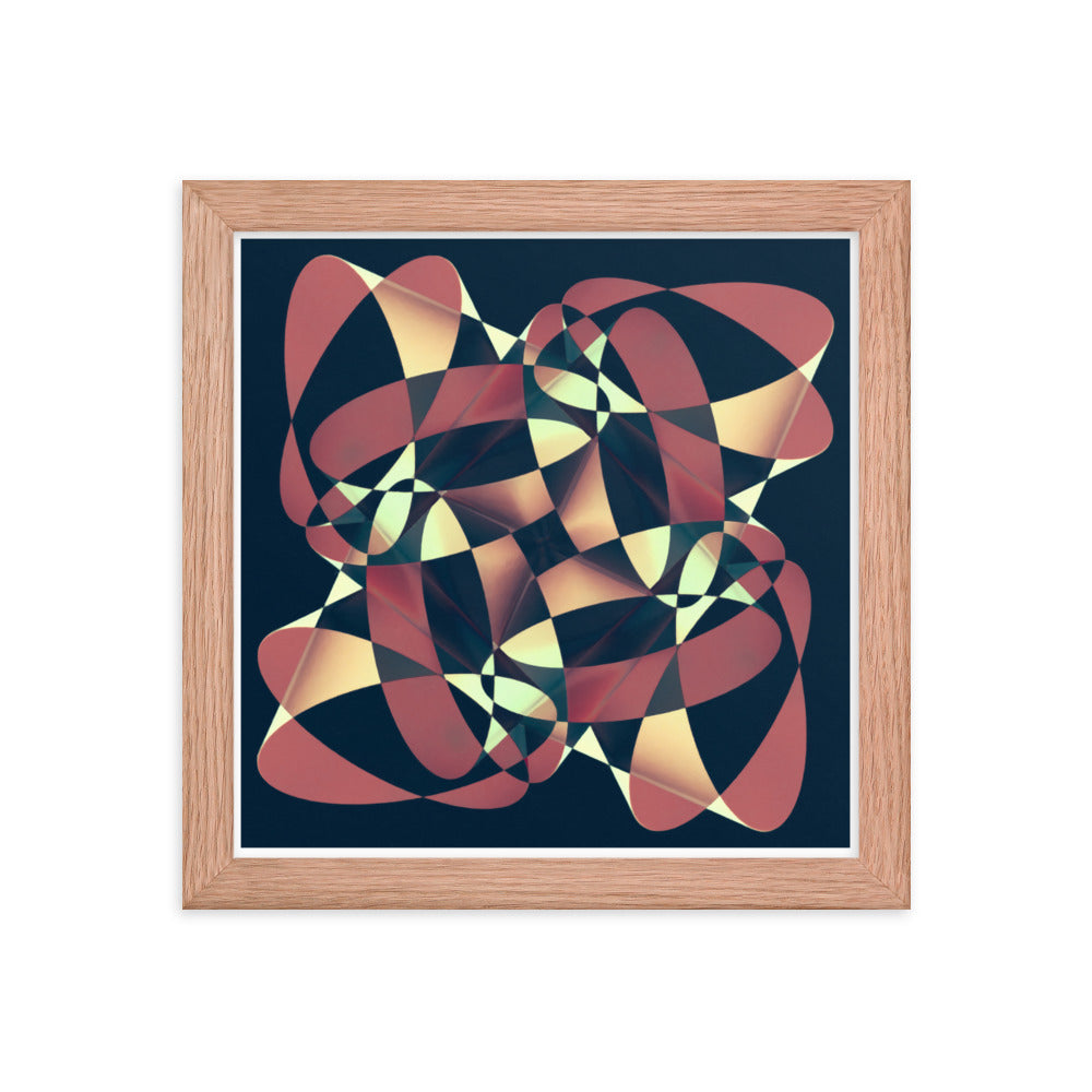 Twisted framed poster