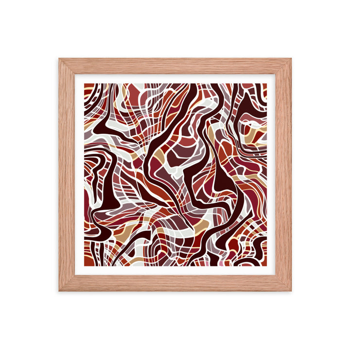 Organic Dance Framed Poster