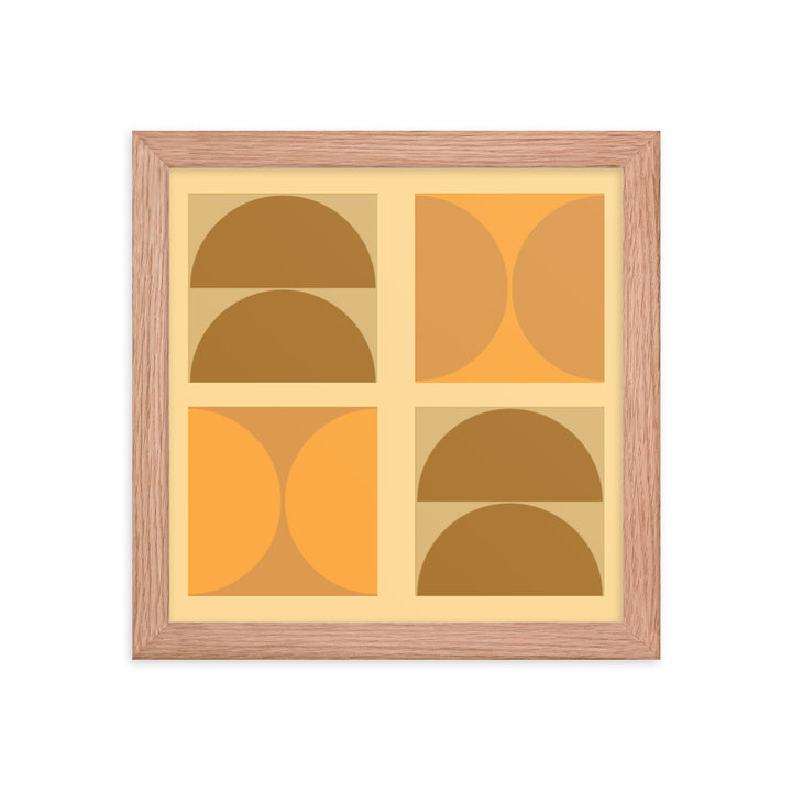 Bauhaus framed poster
