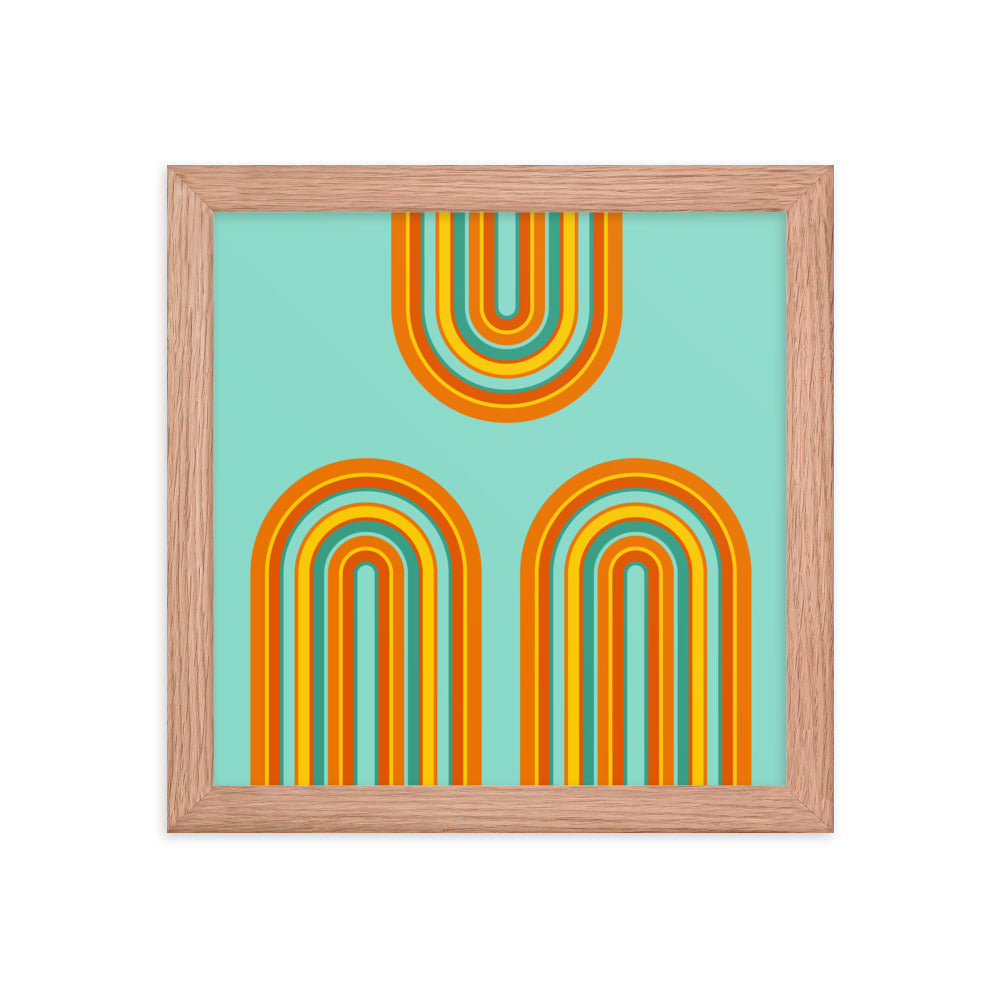 Arches framed poster. Bright Collection.