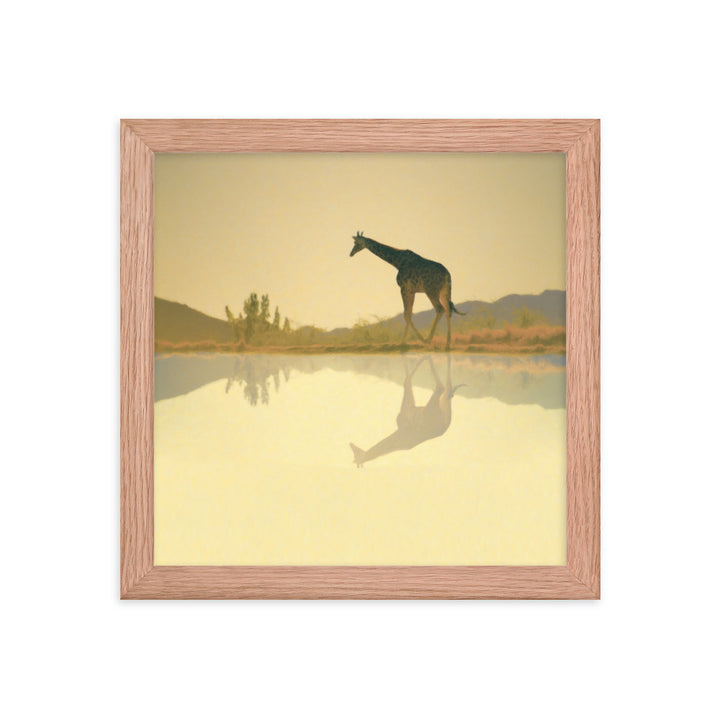 Giraffe Framed poster