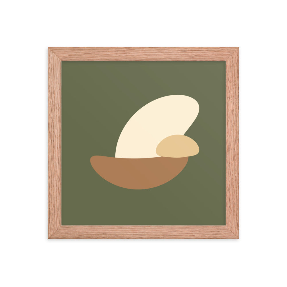 Earth Tones Framed Poster. Earth Tones Collection.