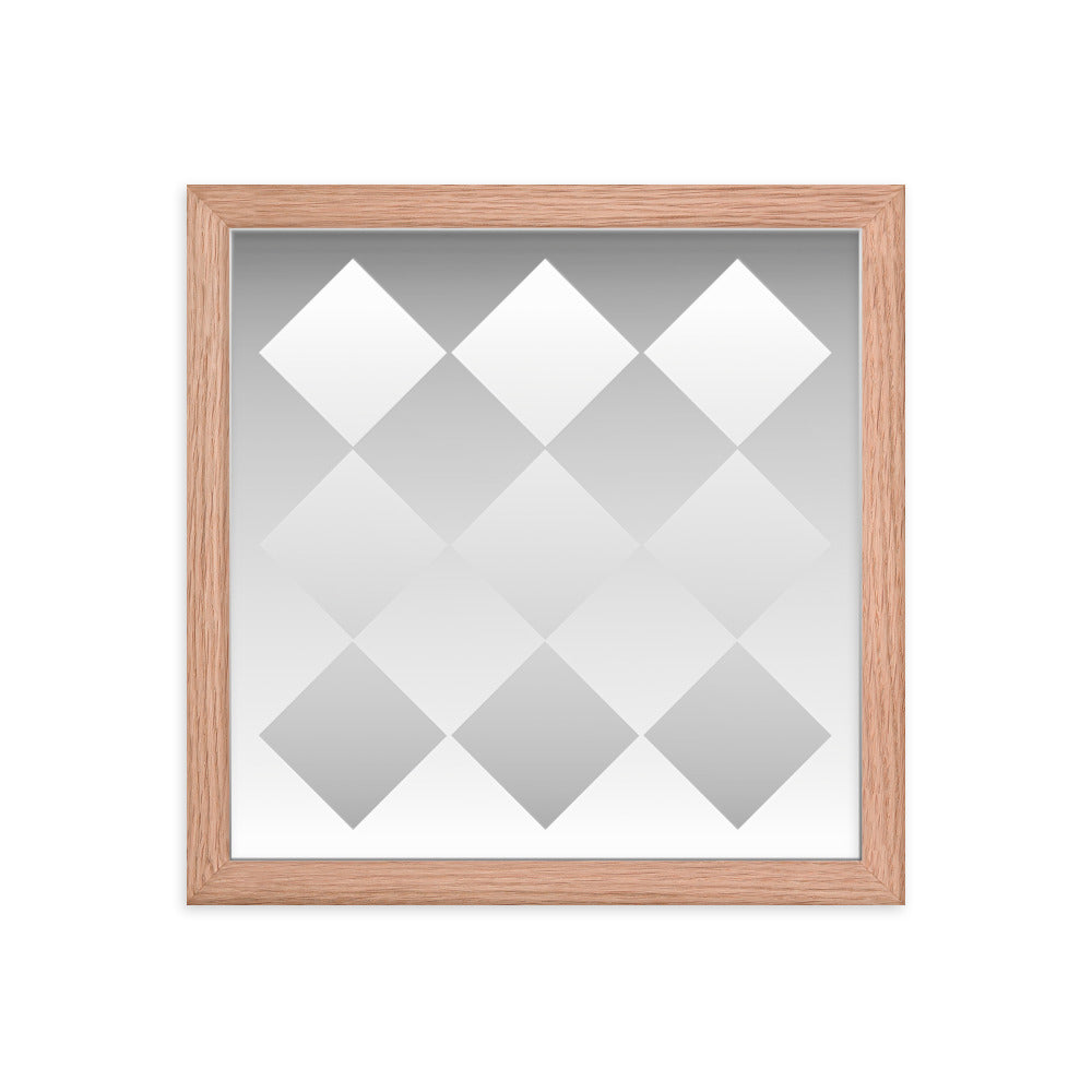 Modern Silver Poster