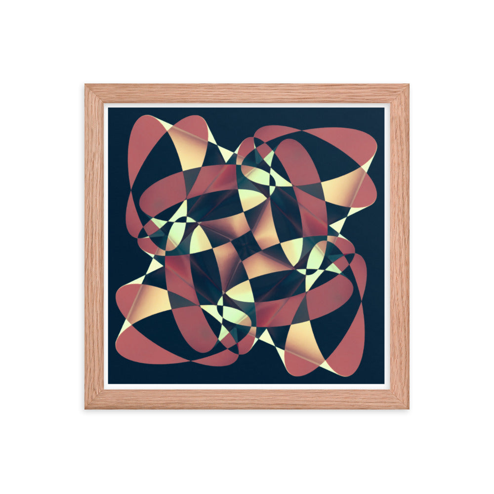 Twisted framed poster