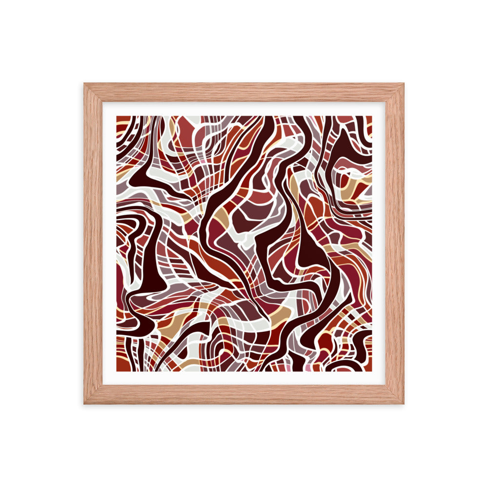 Organic Dance Framed Poster