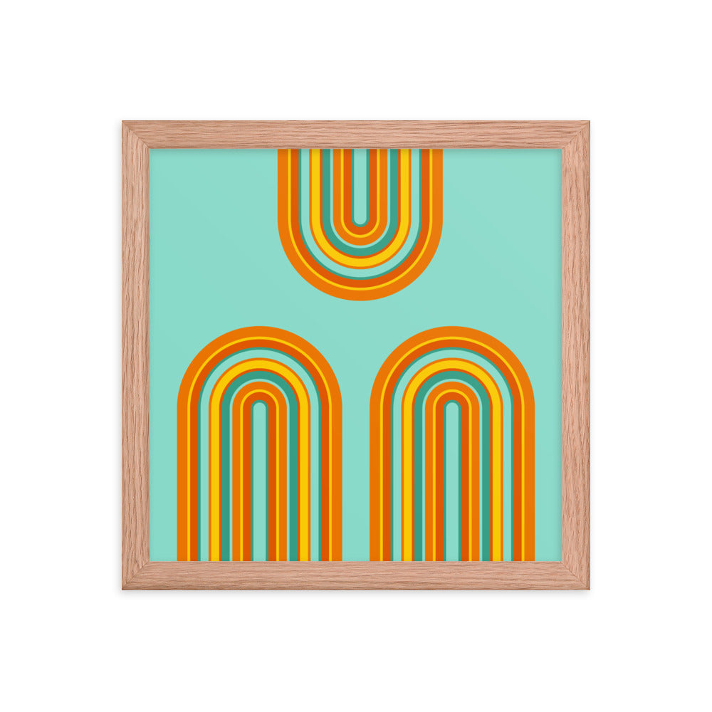Arches framed poster. Bright Collection.