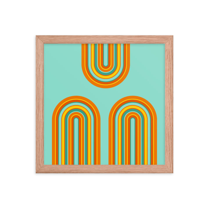 Arches framed poster. Bright Collection.