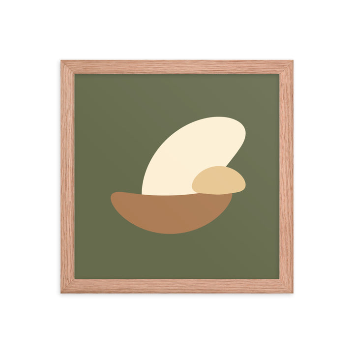 Earth Tones Framed Poster. Earth Tones Collection.