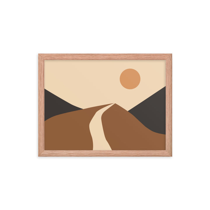 Simple Landscape Framed Poster