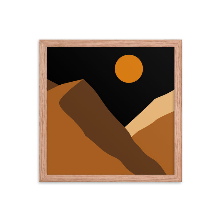 Minimalist Mountain Framed Poster