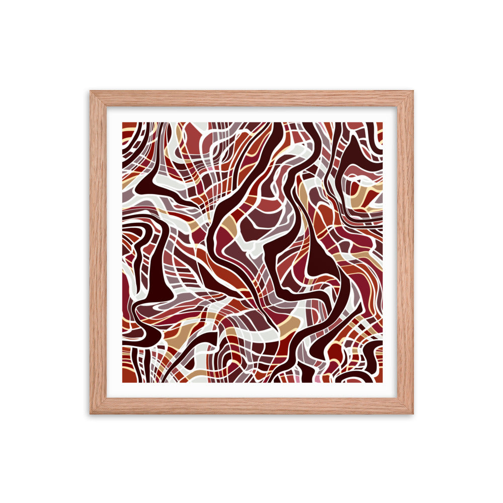 Organic Dance Framed Poster