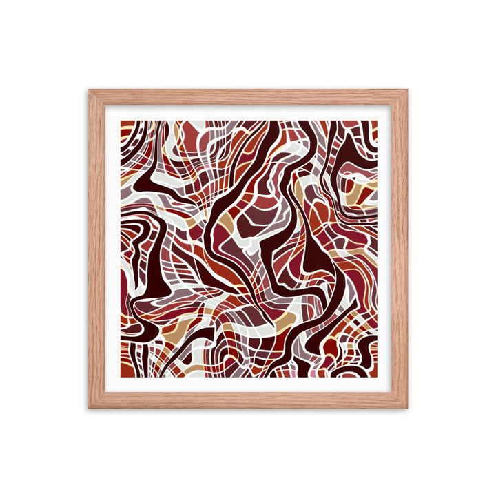 Organic Dance Framed Poster