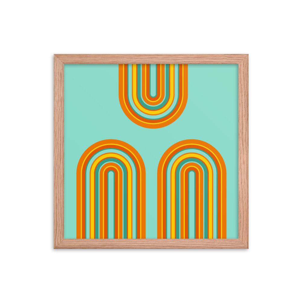 Arches framed poster. Bright Collection.