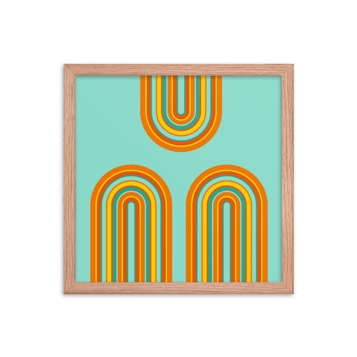 Arches framed poster. Bright Collection.