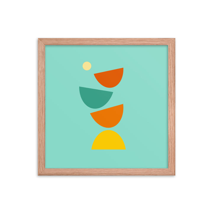 "Flying Apart" Framed poster. Bright Collection.