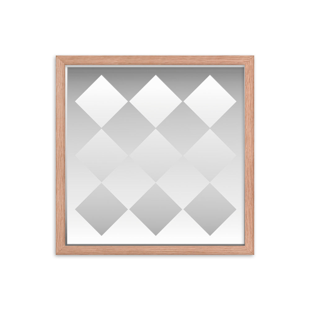 Modern Silver Poster