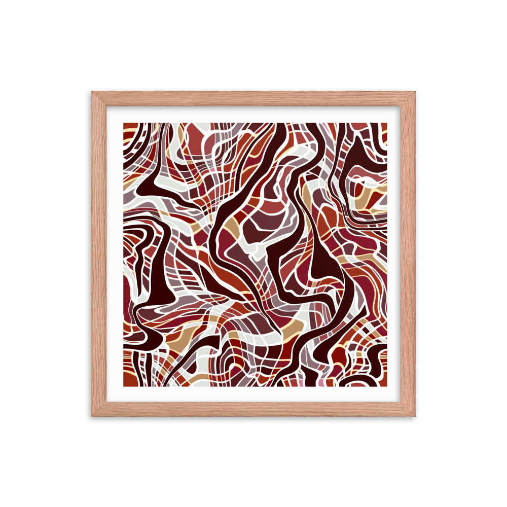 Organic Dance Framed Poster