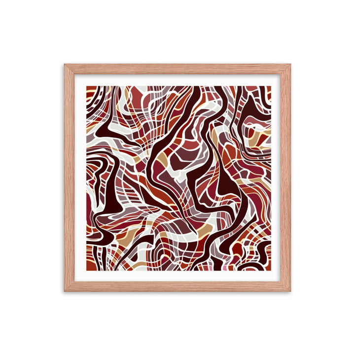 Organic Dance Framed Poster