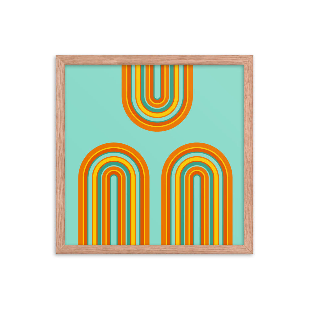 Arches framed poster. Bright Collection.