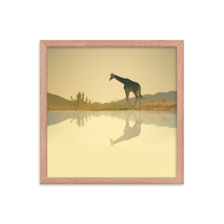 Giraffe Framed poster