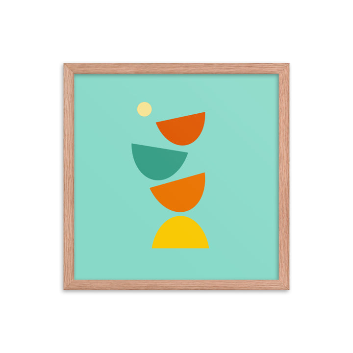 "Flying Apart" Framed poster. Bright Collection.