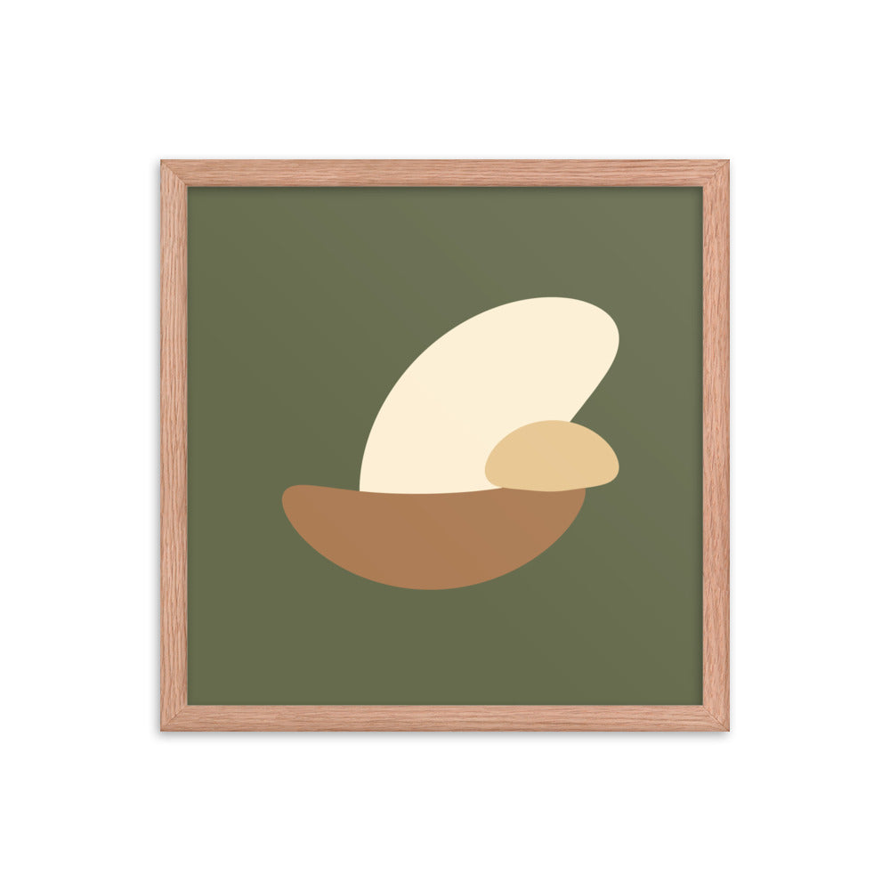 Earth Tones Framed Poster. Earth Tones Collection.