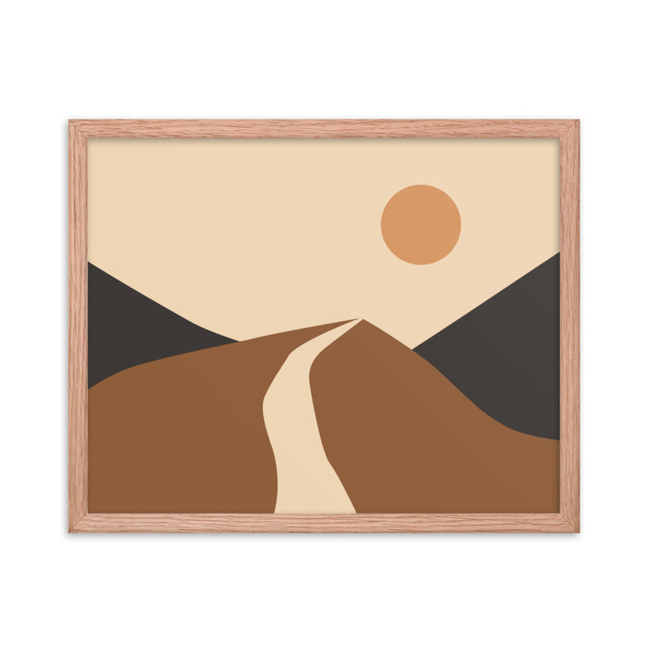 Simple Landscape Framed Poster