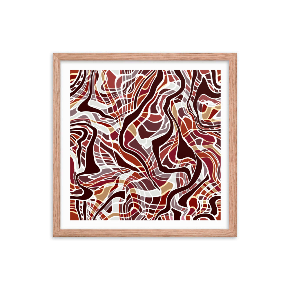 Organic Dance Framed Poster