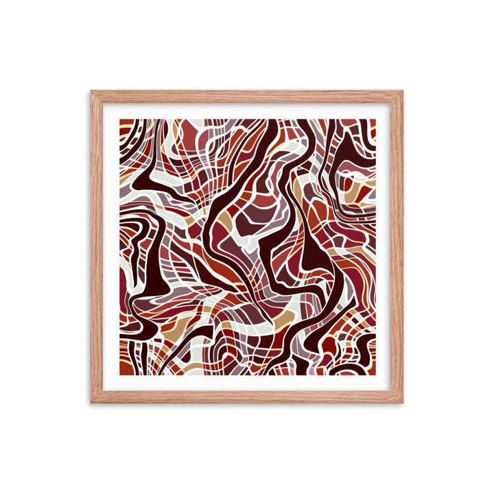 Organic Dance Framed Poster
