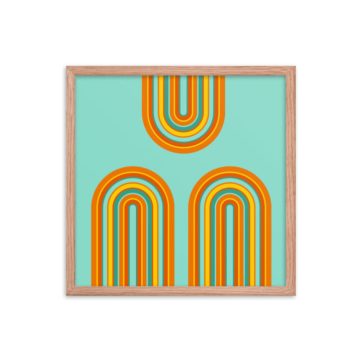 Arches framed poster. Bright Collection.