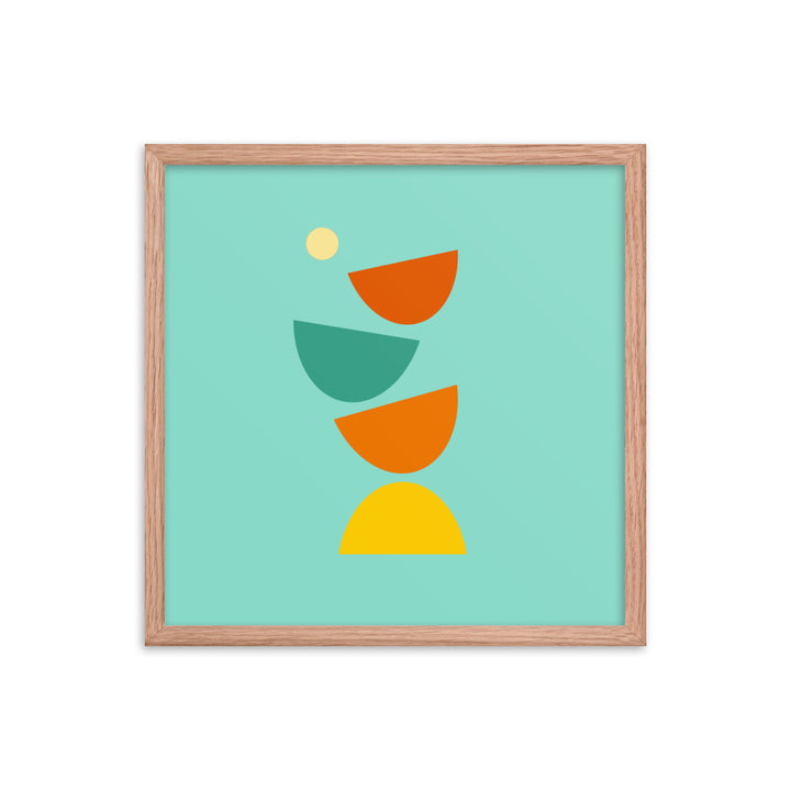 "Flying Apart" Framed poster. Bright Collection.