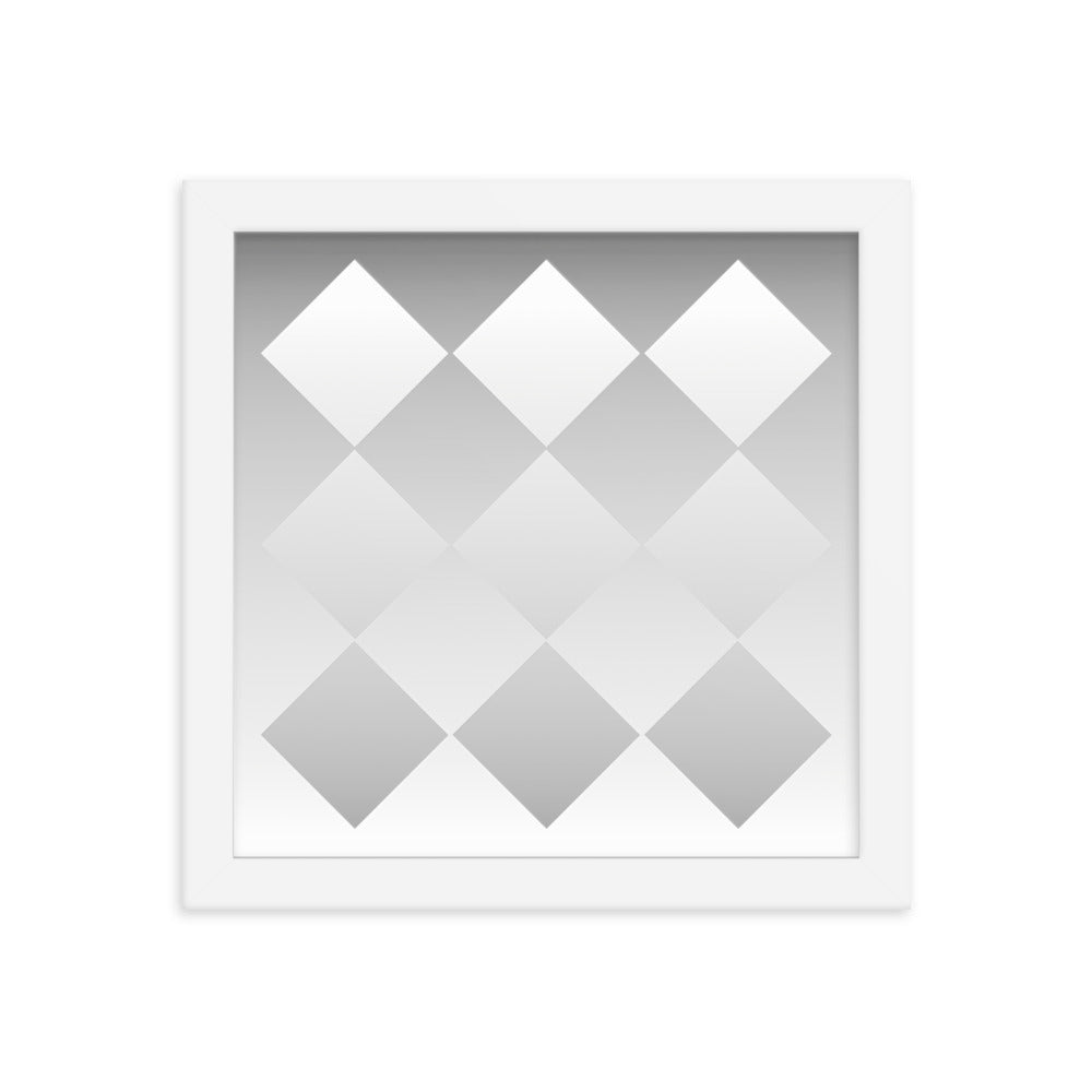 Modern Silver Poster