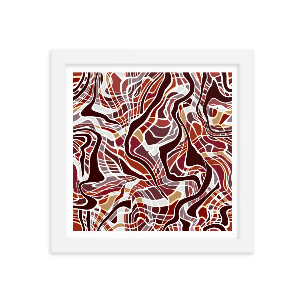 Organic Dance Framed Poster
