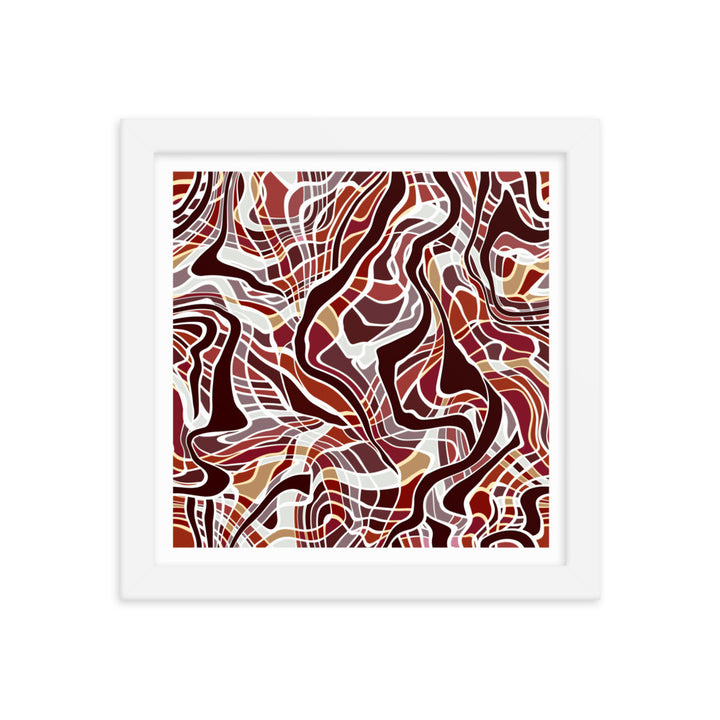 Organic Dance Framed Poster