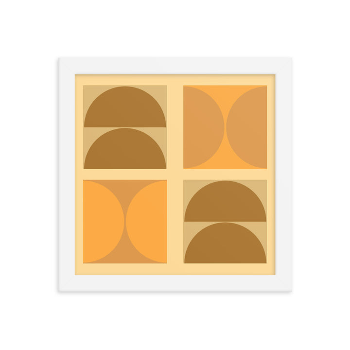 Bauhaus framed poster