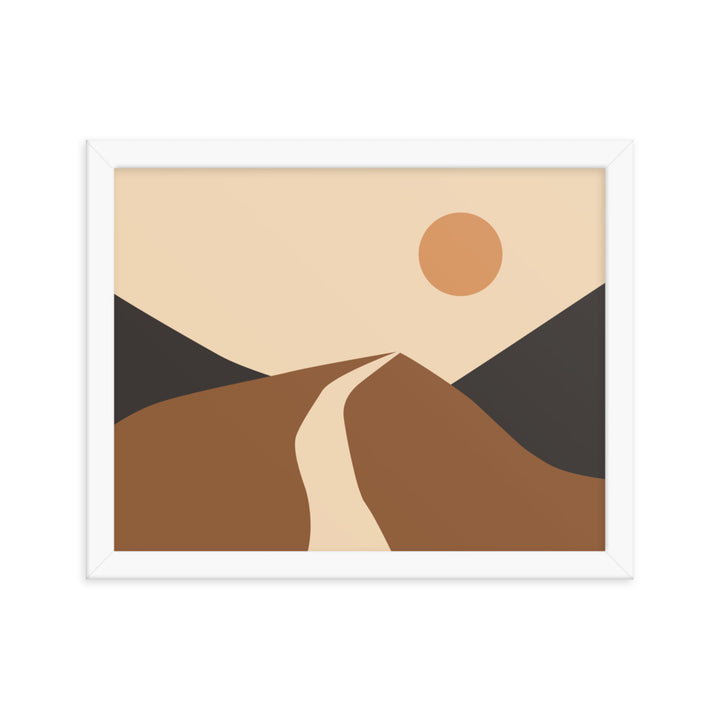 Simple Landscape Framed Poster