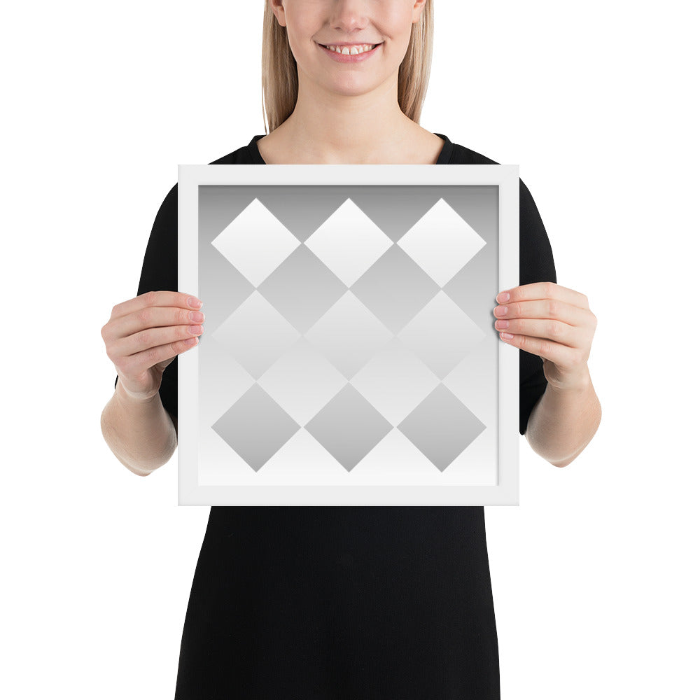 Modern Silver Poster