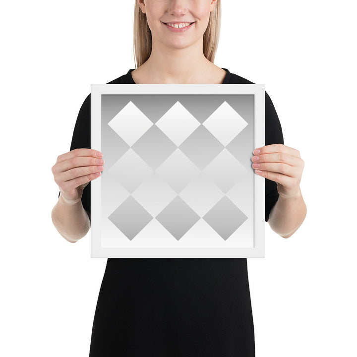 Modern Silver Poster