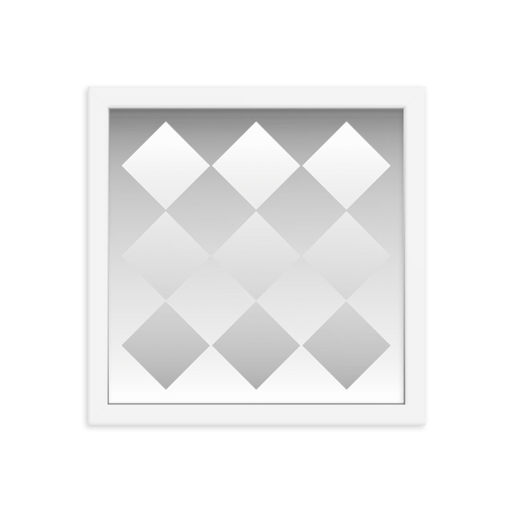Modern Silver Poster