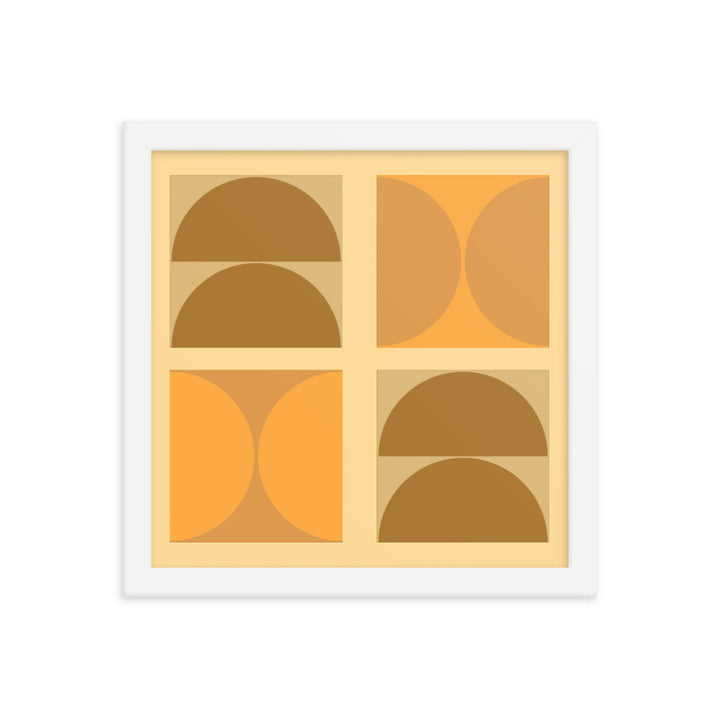 Bauhaus framed poster