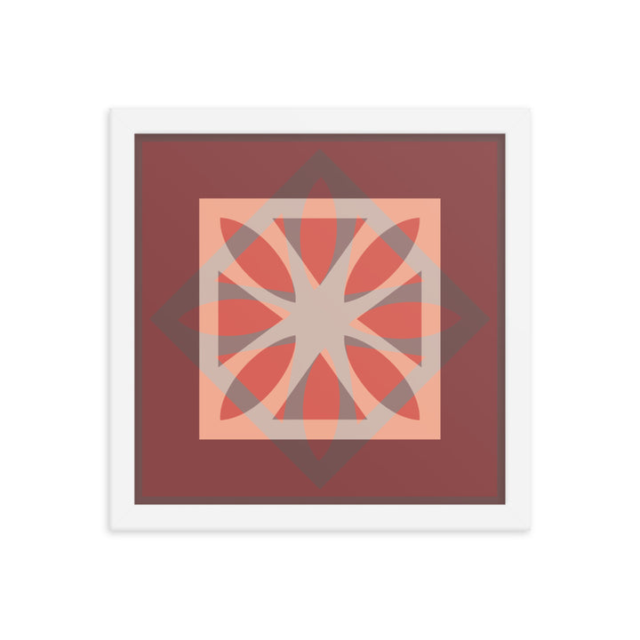 Red Framed Poster