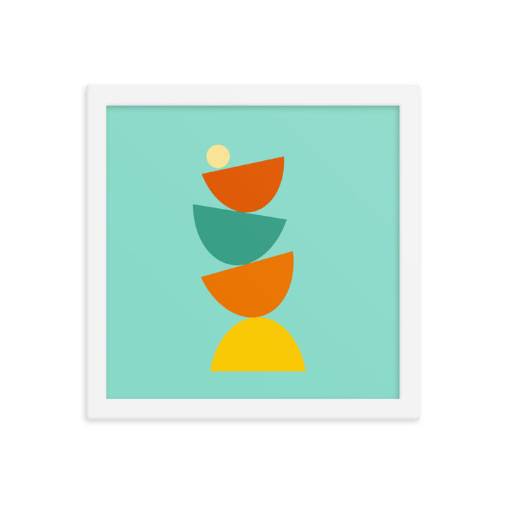 Balanced framed poster. Bright Collection.
