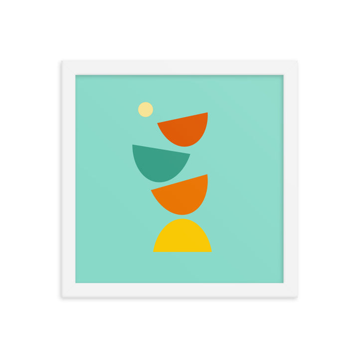 "Flying Apart" Framed poster. Bright Collection.