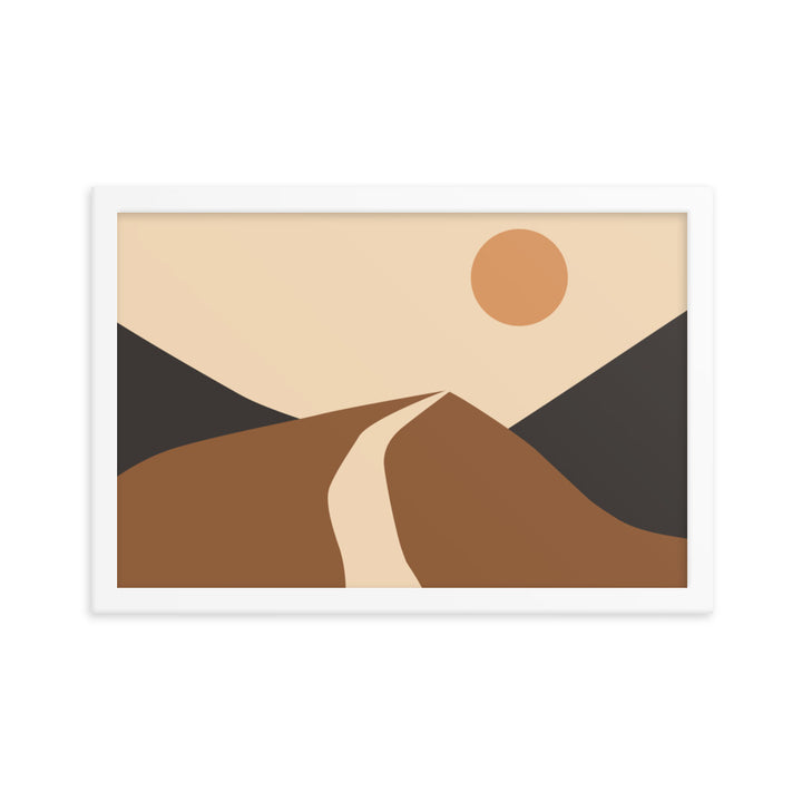 Simple Landscape Framed Poster