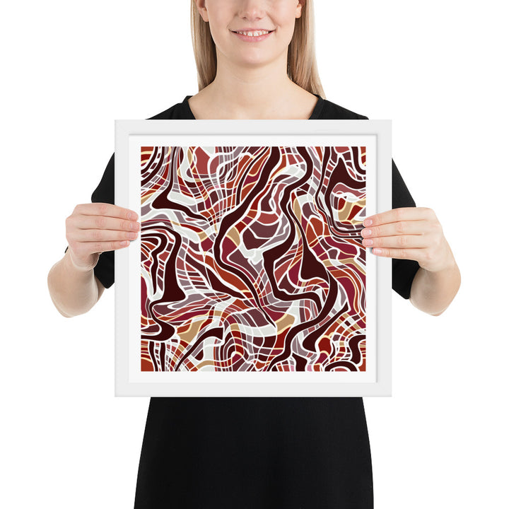 Organic Dance Framed Poster