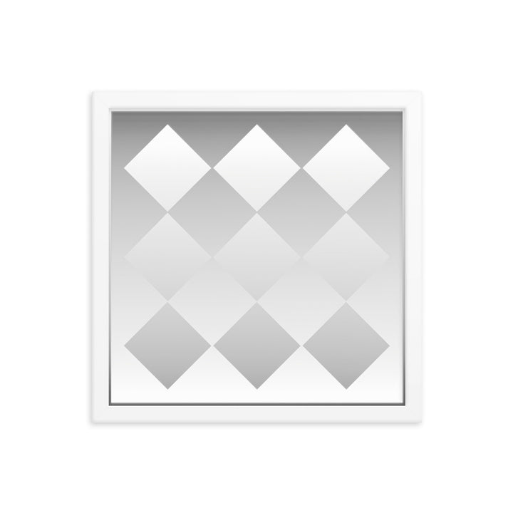 Modern Silver Poster